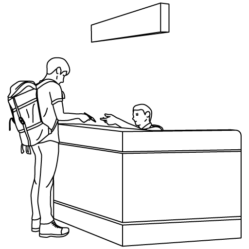 設備料精算イラスト